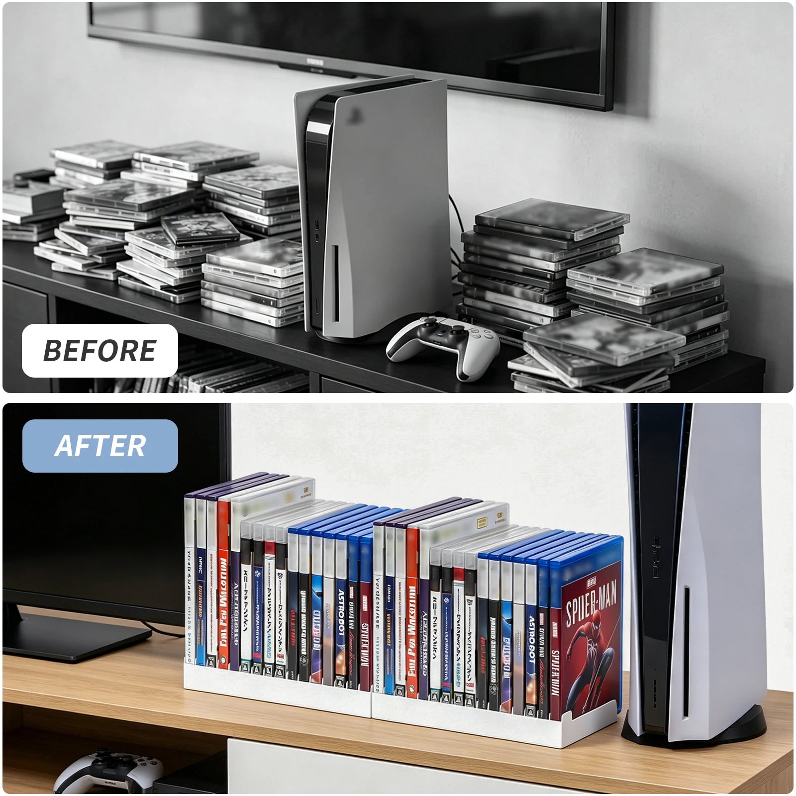 Video Game Storage Stand Tower