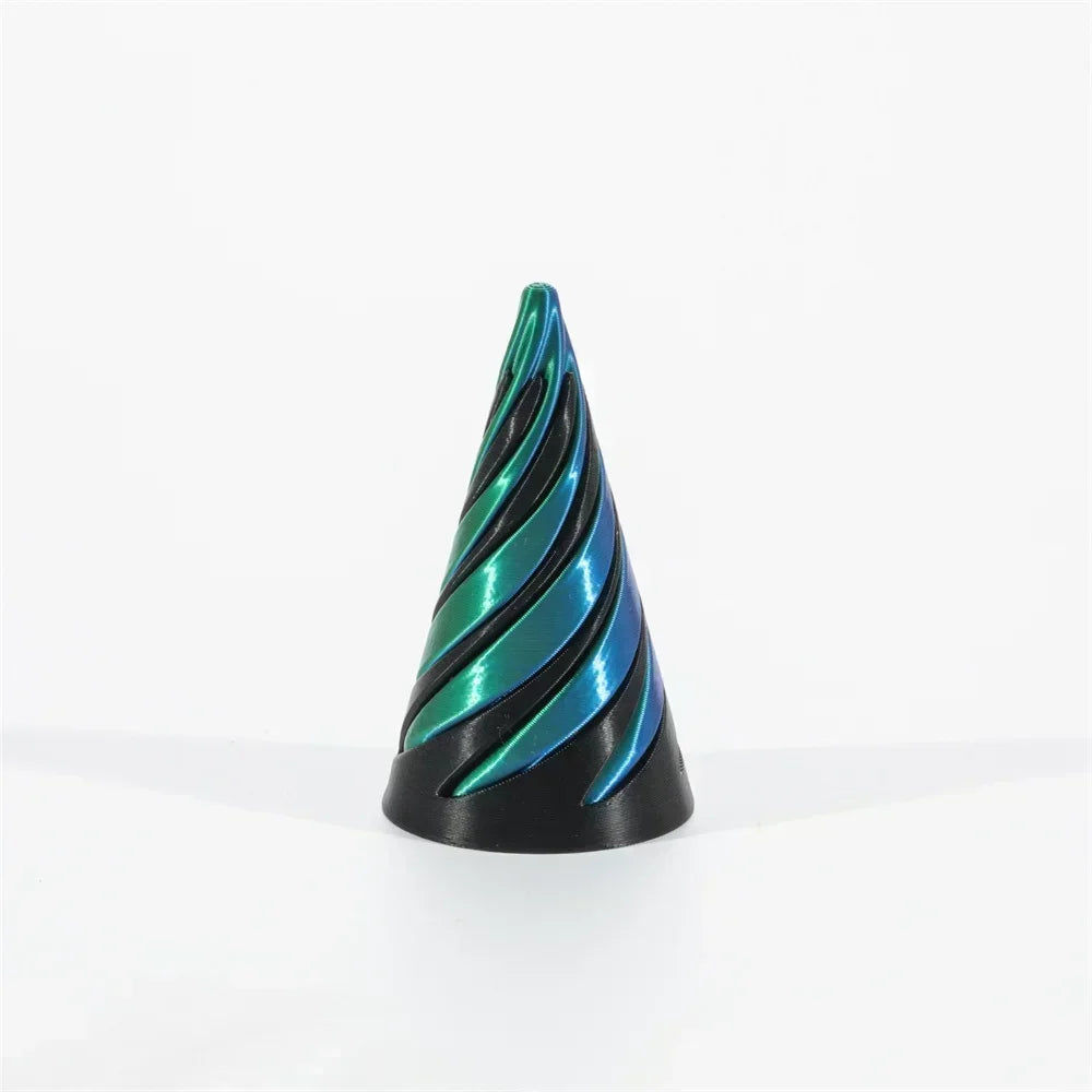 3D Printed Spiral Cone Pyramid