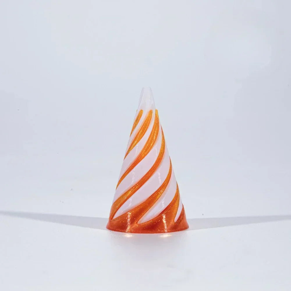 3D Printed Spiral Cone Pyramid