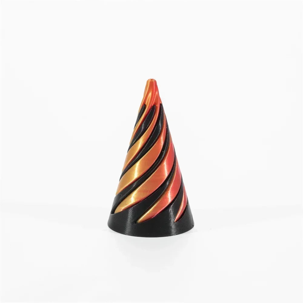 3D Printed Spiral Cone Pyramid