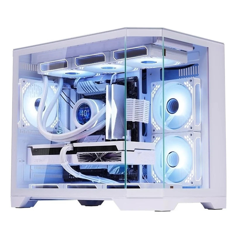 White computer case