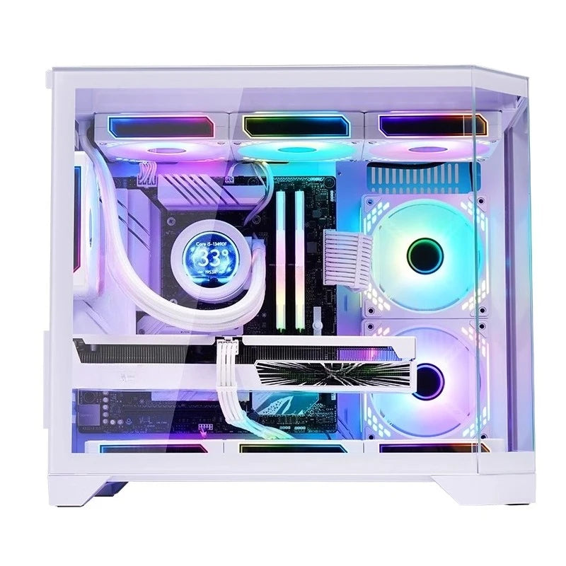 White computer case