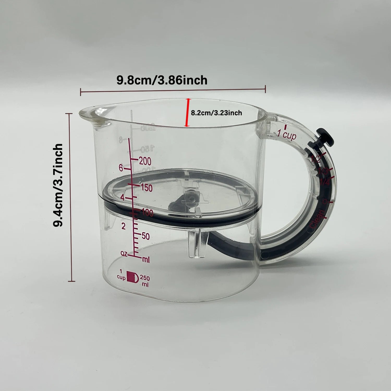 New Adjustable Multi-Functional Measuring Cup with Scraper-Style Seal Base Cooking Kitchen Cube Cups for Precision Cooking