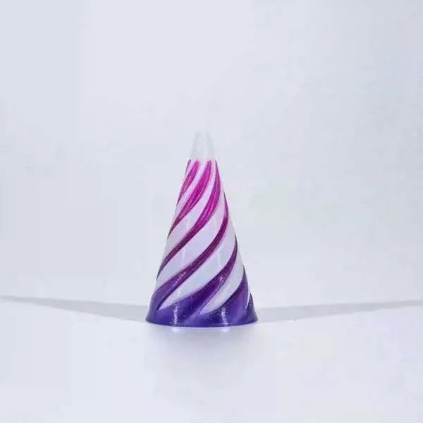 3D Printed Spiral Cone Pyramid