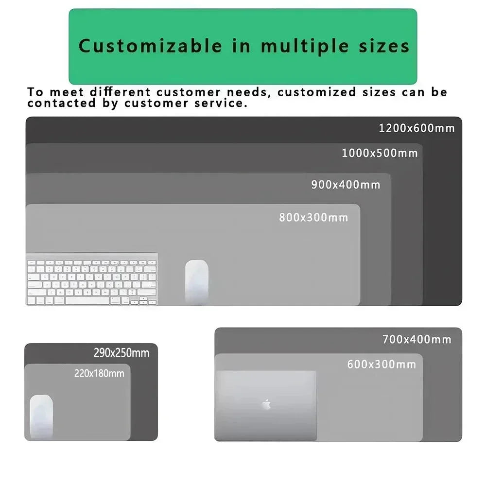 XXL Desk Mat Black And White Strata Liquid