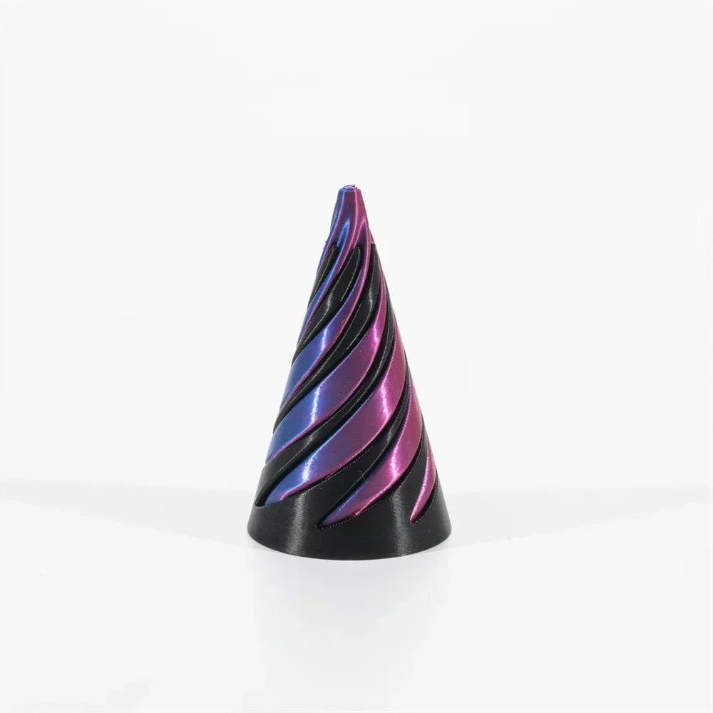 3D Printed Spiral Cone Pyramid