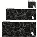 XXL Desk Mat Black And White Strata Liquid