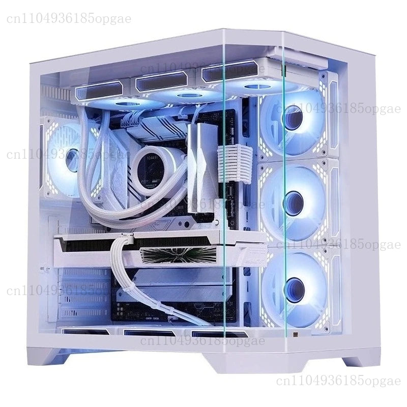White computer case