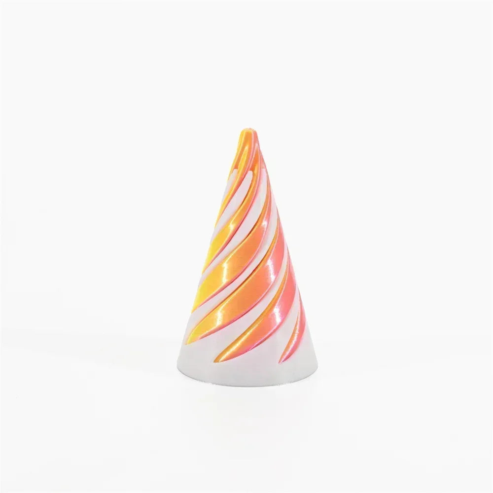 3D Printed Spiral Cone Pyramid