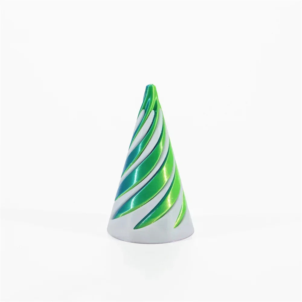 3D Printed Spiral Cone Pyramid