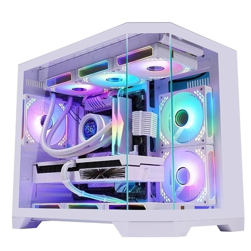White computer case
